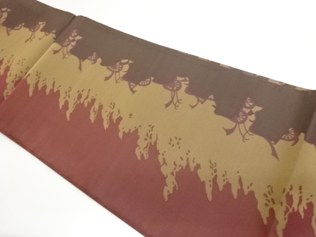 JAPANESE FUKURO OBI / WOVEN CARRIAGE